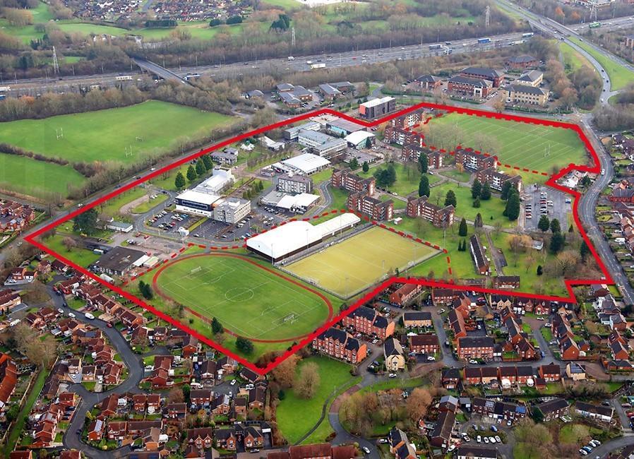 An overview of the University of Chesters Padgate Campus site