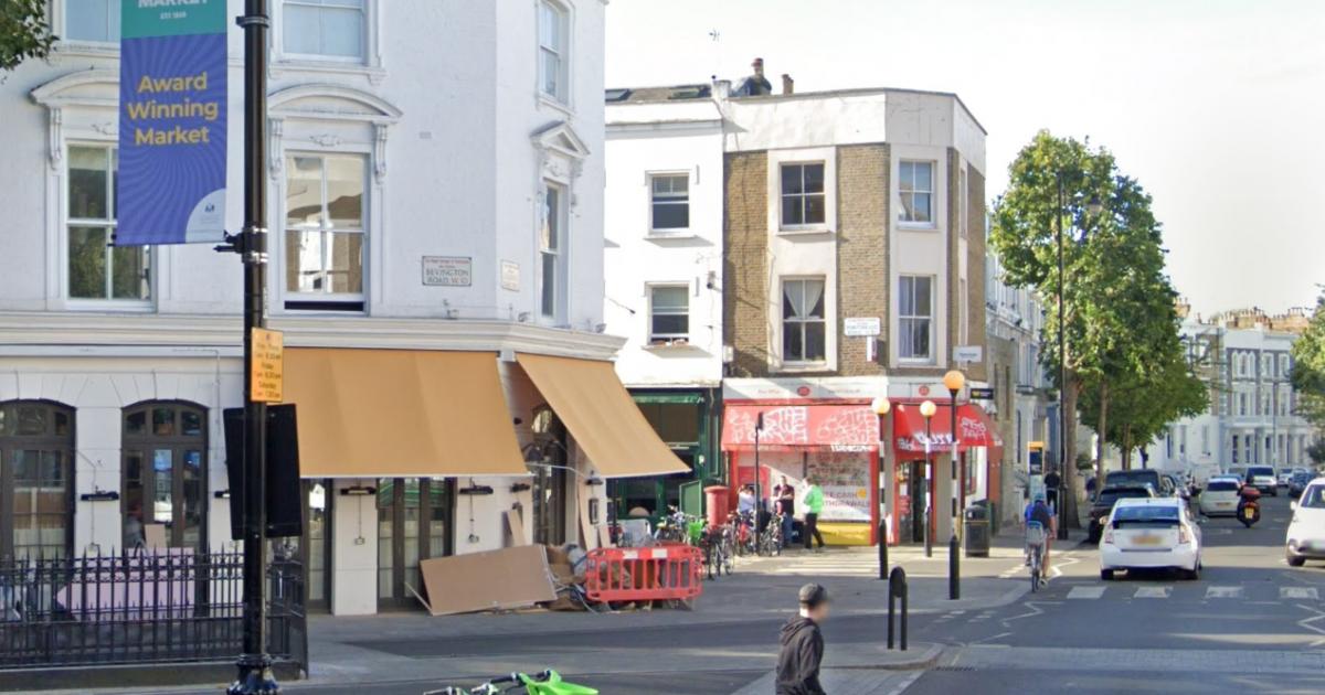 Golborne Road Notting Hill: Man stabbed with 'large weapon'