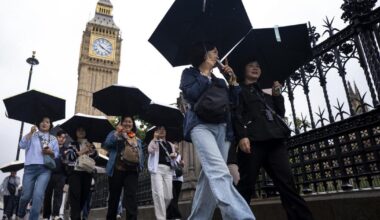 London to see wet and windy weather for the first September week