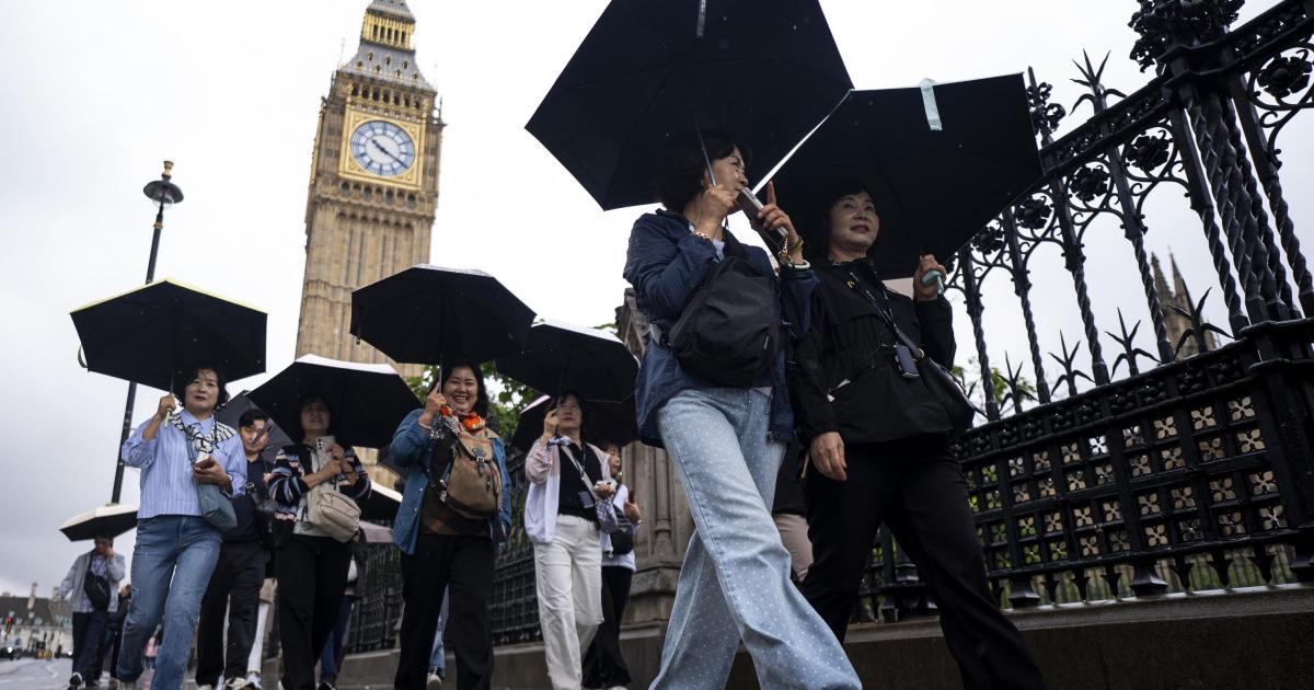 London to see wet and windy weather for the first September week