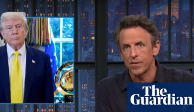 Seth Meyers on Donald Trump’s DC police takeover: ‘This is all just theater’ | Late-night TV roundup