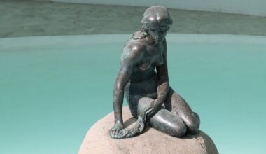 The 14-tonne granite statue was first unveiled in Copenhagen in 2006, at a site that was at a distance of a few kilometers from Denmark's famous bronze statue of the ‘Little Mermaid’