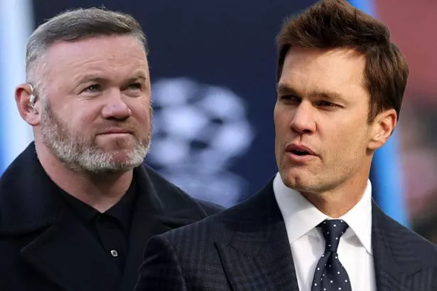 Wayne Rooney and Tom Brady