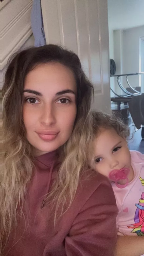 Danielle Kenny with her daughter Valencia