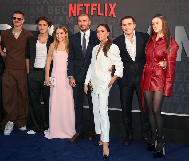 Brooklyn's family were not in attendance