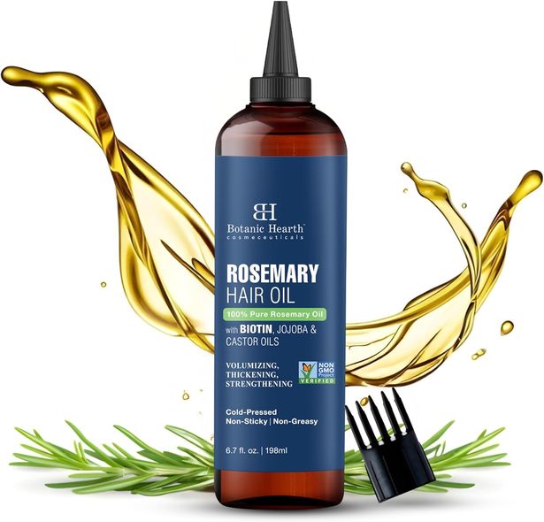 An image of the Botanic Hearth Rosemary Hair Oil 