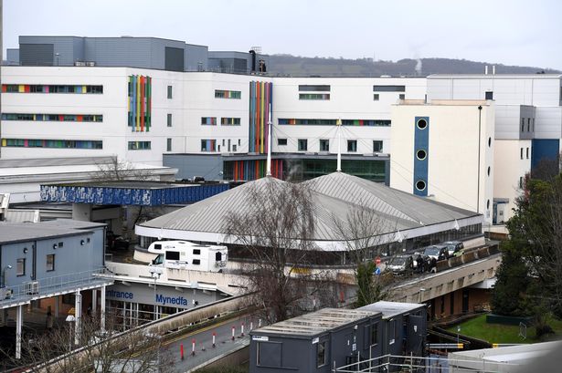 The University Hospital of Wales in Cardiff - general view