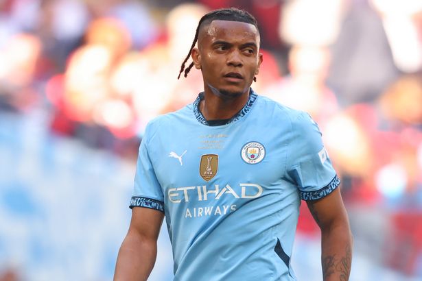 Manuel Akanji in action during the FA Cup final