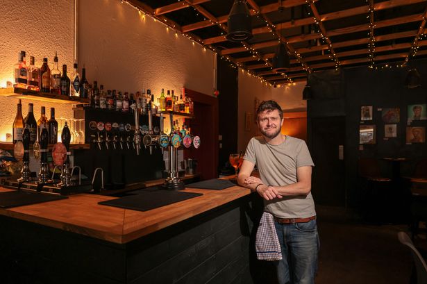 David Thorley, owner of a new bar in Stockport town centre
