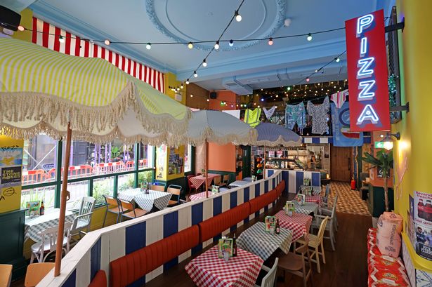 The brand new pizza restaurant opens in Manchester city centre next week
