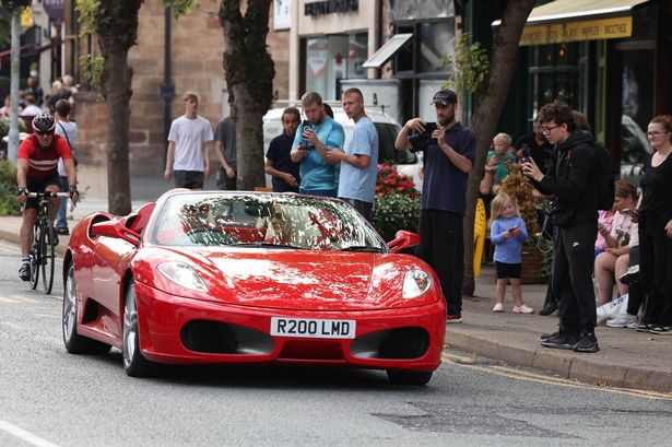 Around a hundred people attended the illegal event