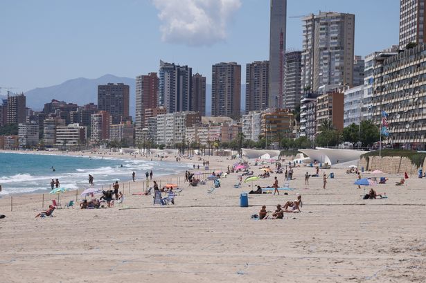 Benidorm beach 