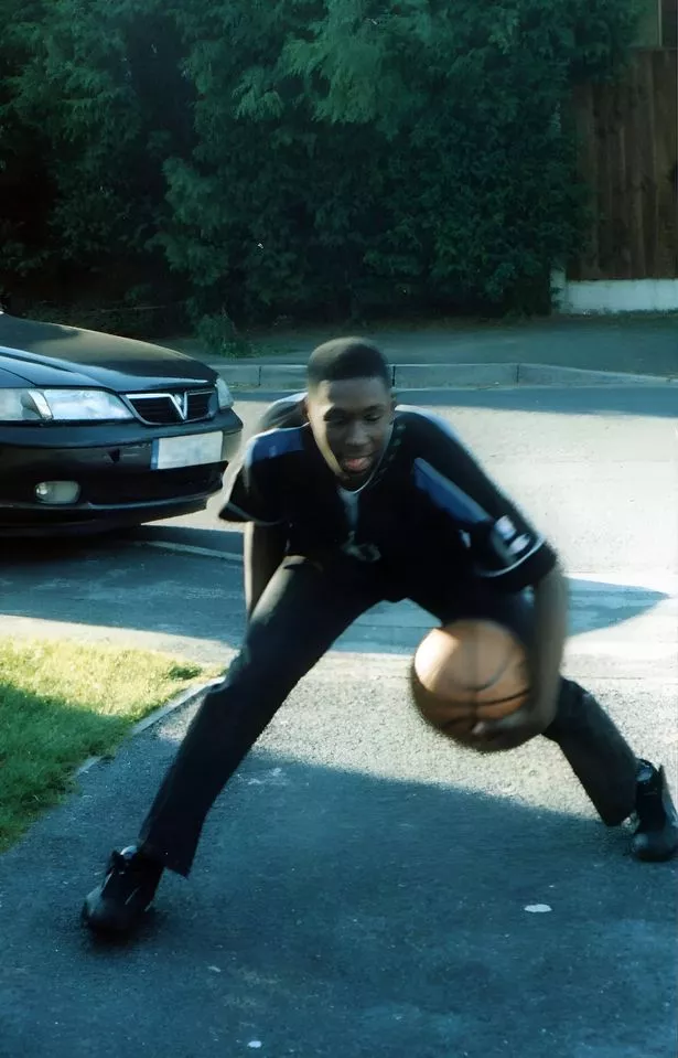 An image of Anthony Walker playing basketball, which later became the logo for the Anthony Walker Foundation