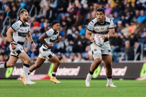 Hull FC's John Asiata in action. 