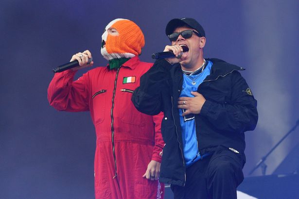 Kneecap perform on stage
