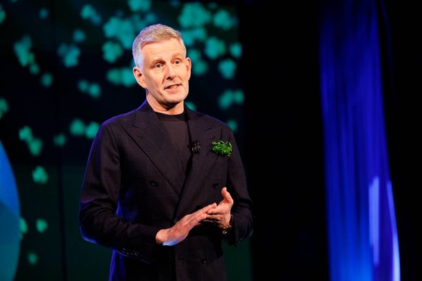 Patrick Kielty pictured on The Late Late Show 