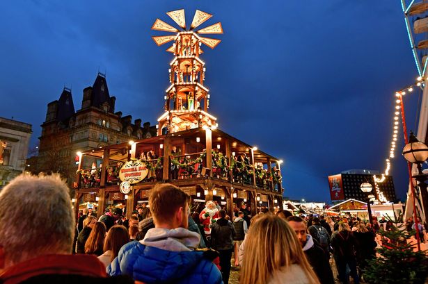 Liverpool Christmas Market at St Georges Hall