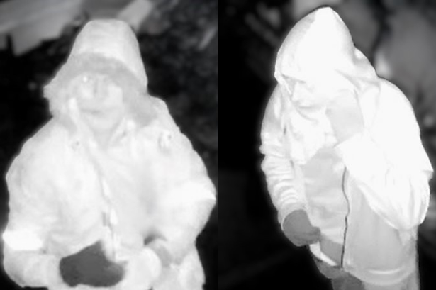 CCTV images of two men police want to speak to