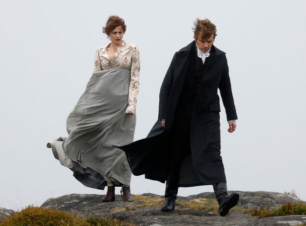 Emma Corrin and and Jack Lowden playing Elizabeth Bennett and Mr Darcy in the latest Pride and Prejudice