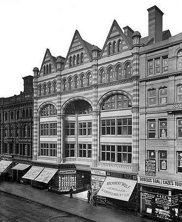 The original form of Lord Street Arcade in Liverpool