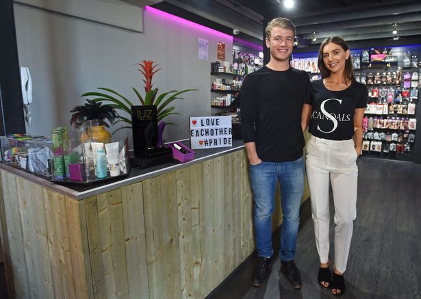 Scandals Adult store in Bootle run by Catherine Kershaw and Ben Hughes