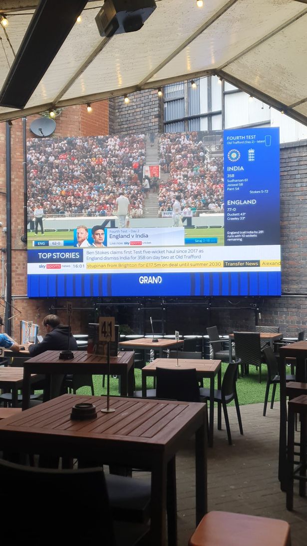 The new 6m screen inside Hennessey's 