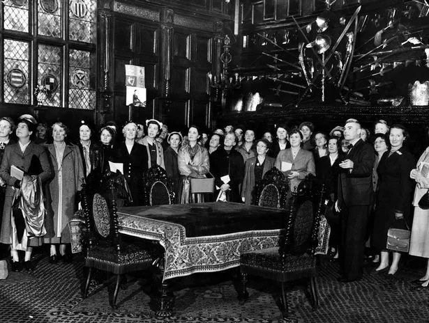 Lighton Engineers wives visit Speke Hall on September 16, 1953