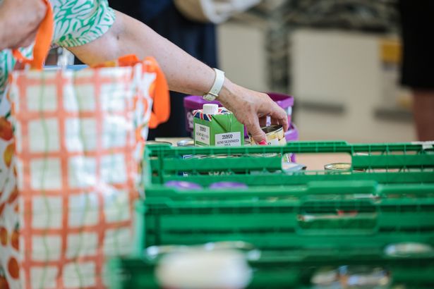 'Hannah' was forced to visit a food bank as she had no money for food.