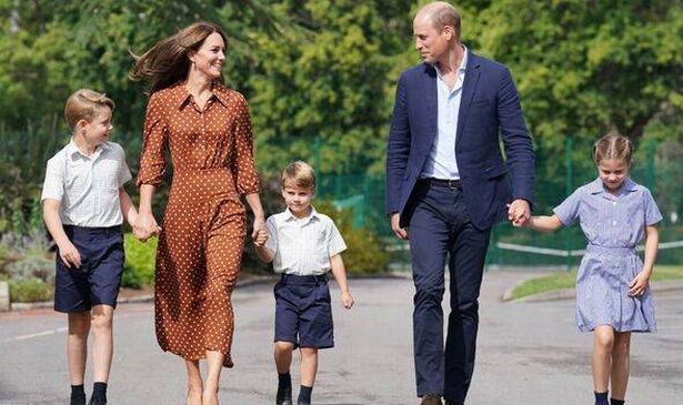 The Wales Family on their way to Lambrook school