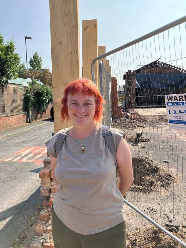 Tracey Cartledge rushed to save the mosaic