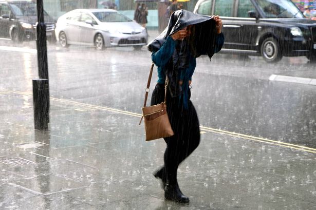 Rain is expected to batter the UK in less than a fortnight