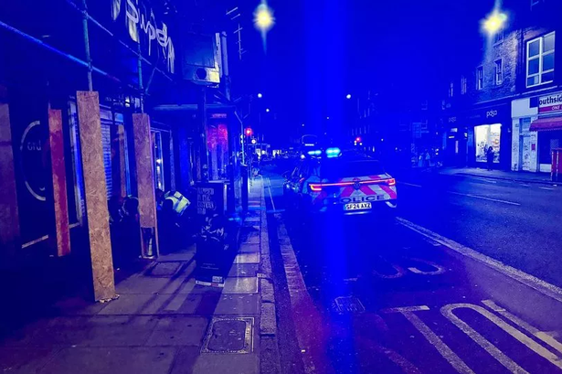 Police were at the scene
