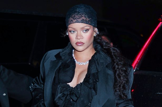 NEW YORK, NEW YORK - MAY 05: Rihanna seen at the Met-Gala after party at the 'Jean's' in NoHo on May 05, 2025 in New York City. (Photo by Aeon/GC Images)