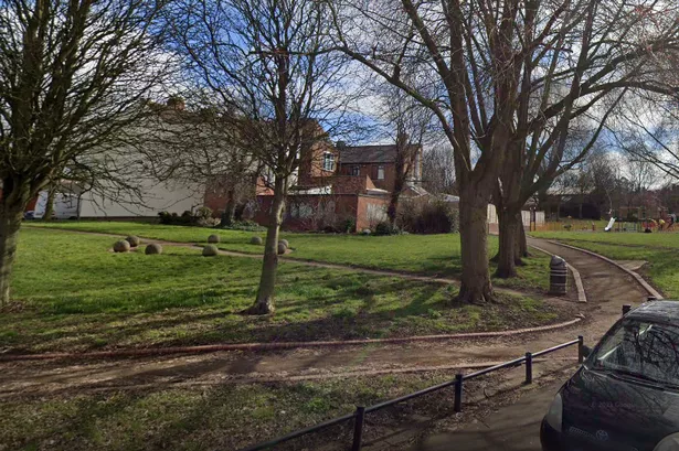 A general view of the play park from George Street, Balsall Heath