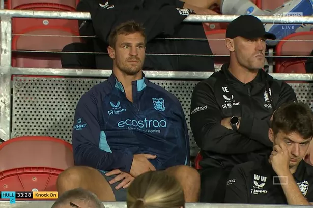 Jed Cartwright disclocated his shoulder in the game against St Helens.