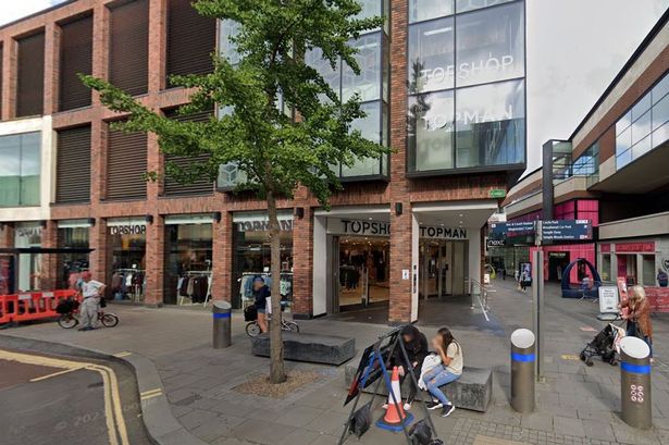 Topshop at Cabot Circus in Bristol before it closed