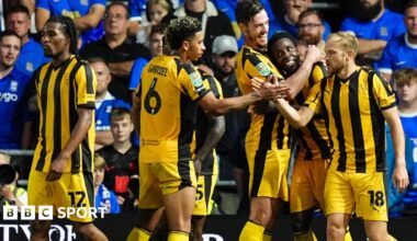 Carabao Cup: Birmingham City 0-1 Port Vale - Valiants into third round