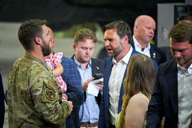 US vice president JD Vance