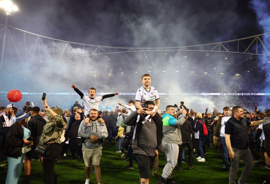BWFC - Bolton Wanderers fans celebrate