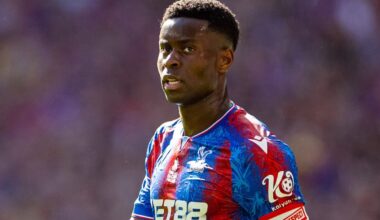 LONDON, ENGLAND - Saturday, May 17, 2025: Crystal Palace's captain Marc Guéhi during the FA Cup Final between Crystal Palace FC and Manchester City FC at Wembley Stadium. Crystal Palace won 1-0. (Photo by Harry Murphy/Propaganda)
