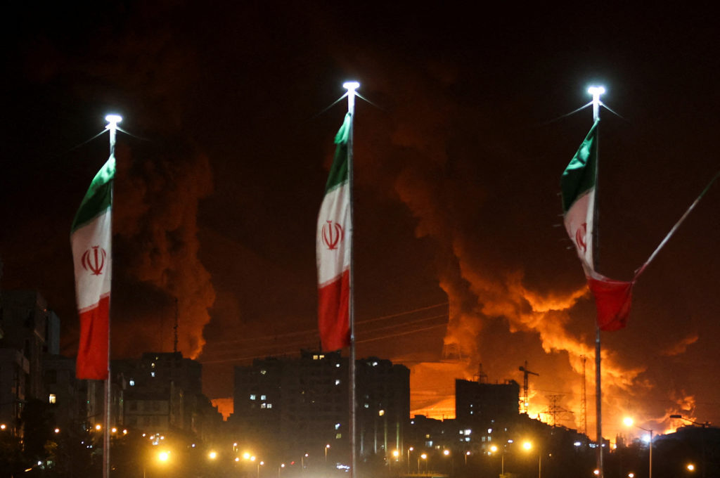 Fire rages at Tehran's Shahran oil depot after Israeli attack