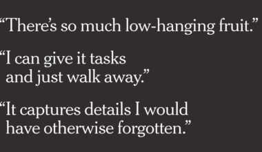21 Ways People Are Using A.I. at Work