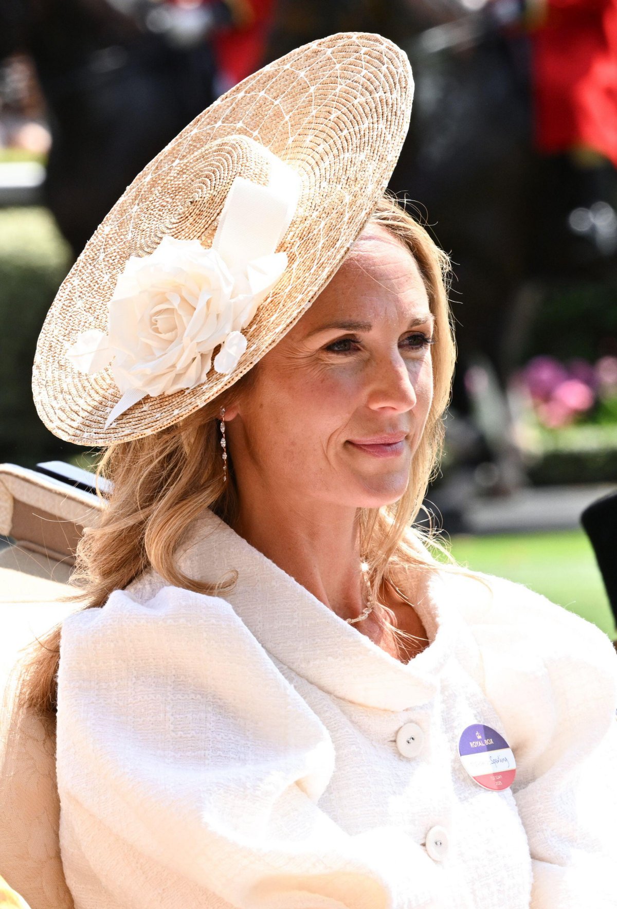 Harriet Sperling attends the races at Royal Ascot on June 17, 2025 (Doug Peters/Empics/Alamy)