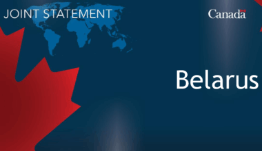 Australia, Canada, and the United Kingdom release joint statement on the Belarus election