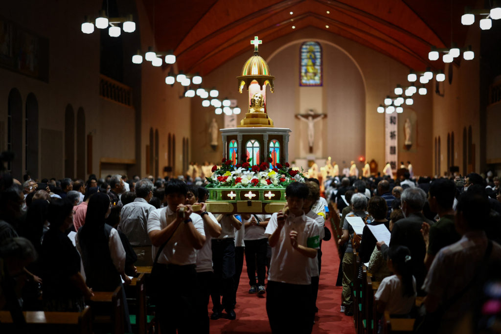 80th anniversary of World War Two atomic bombing, in Nagasaki