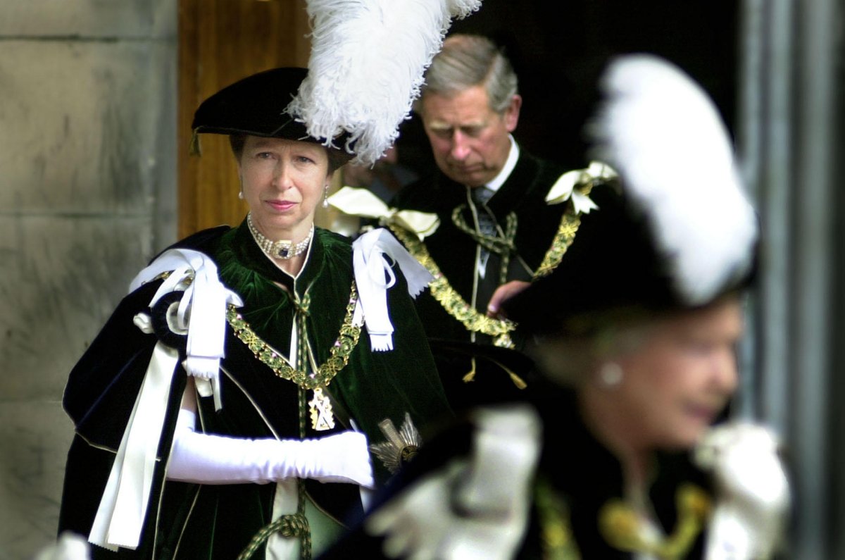 The Princess Royal and the Duke of Rothesay leave St. Giles
