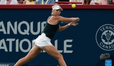 women's singles round of 16 matches at 2025 National Bank Open-Xinhua