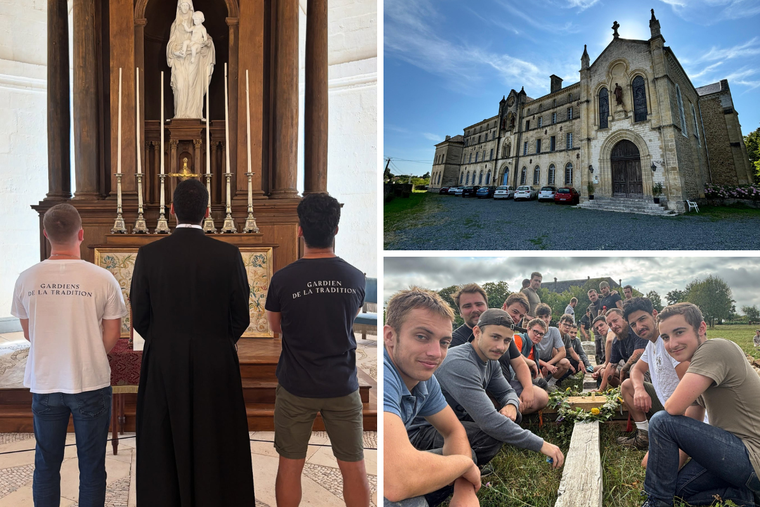 Young people gathered this summer to work and pray as they started to renovate a former convent to become a spiritual retreat center.