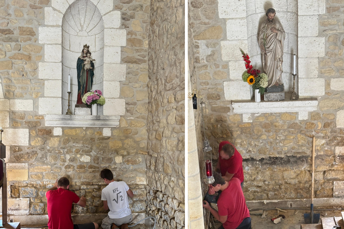  Institute of the Good Shepherd statues