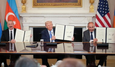 President Trump Meets With Leaders Of Armenia And Azerbaijan At The White House